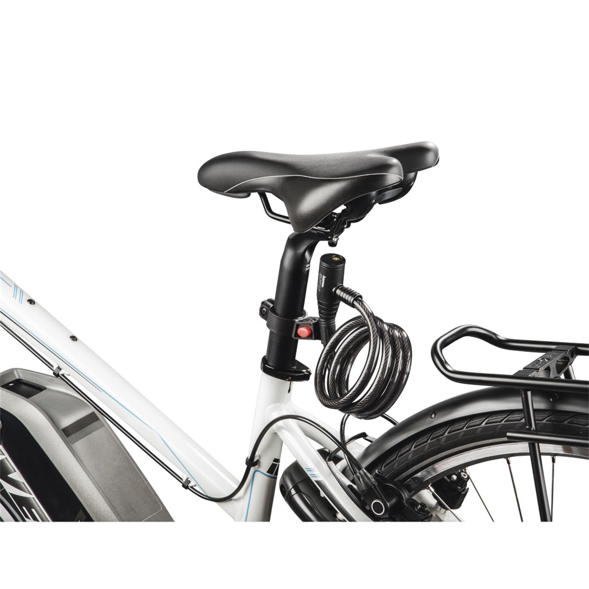 Hama Fiets spiraalkabelslot 120 cm zwart 2/2