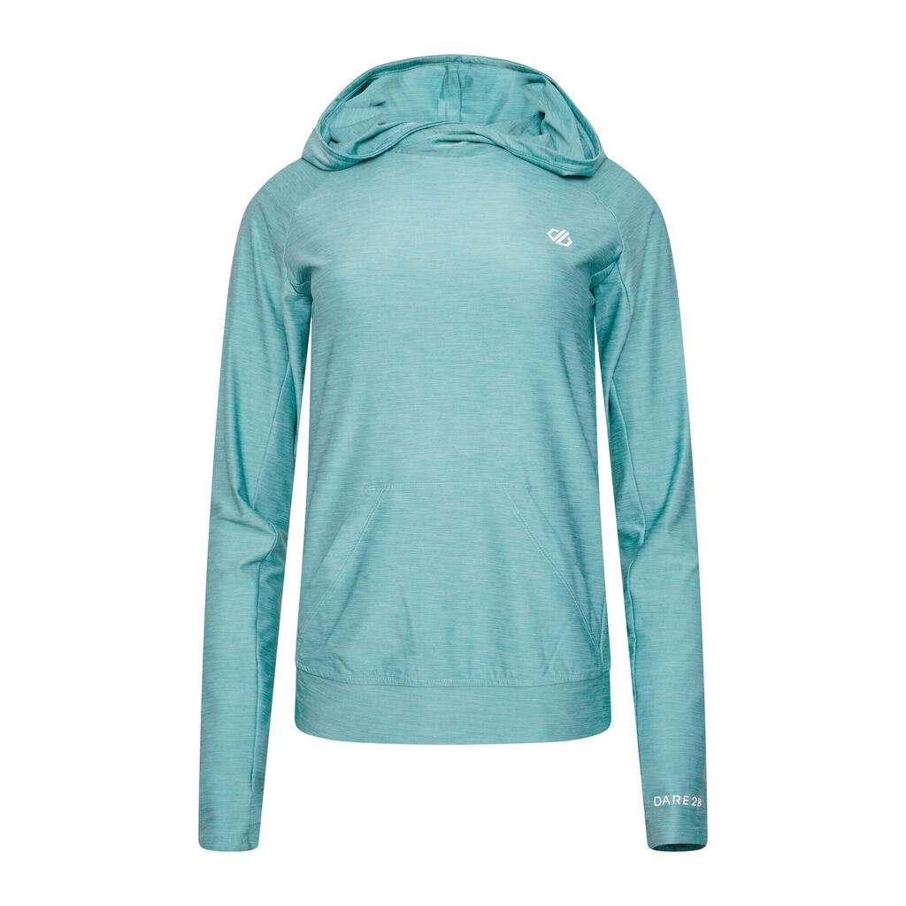 Womens/Ladies Sprint City Lightweight Hoodie (Canton Green Marl)