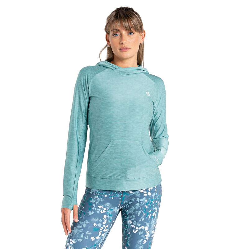 Sudadera The Laura Whitmore Edit Sprint City para Mujer Verde Cantón Jaspeada