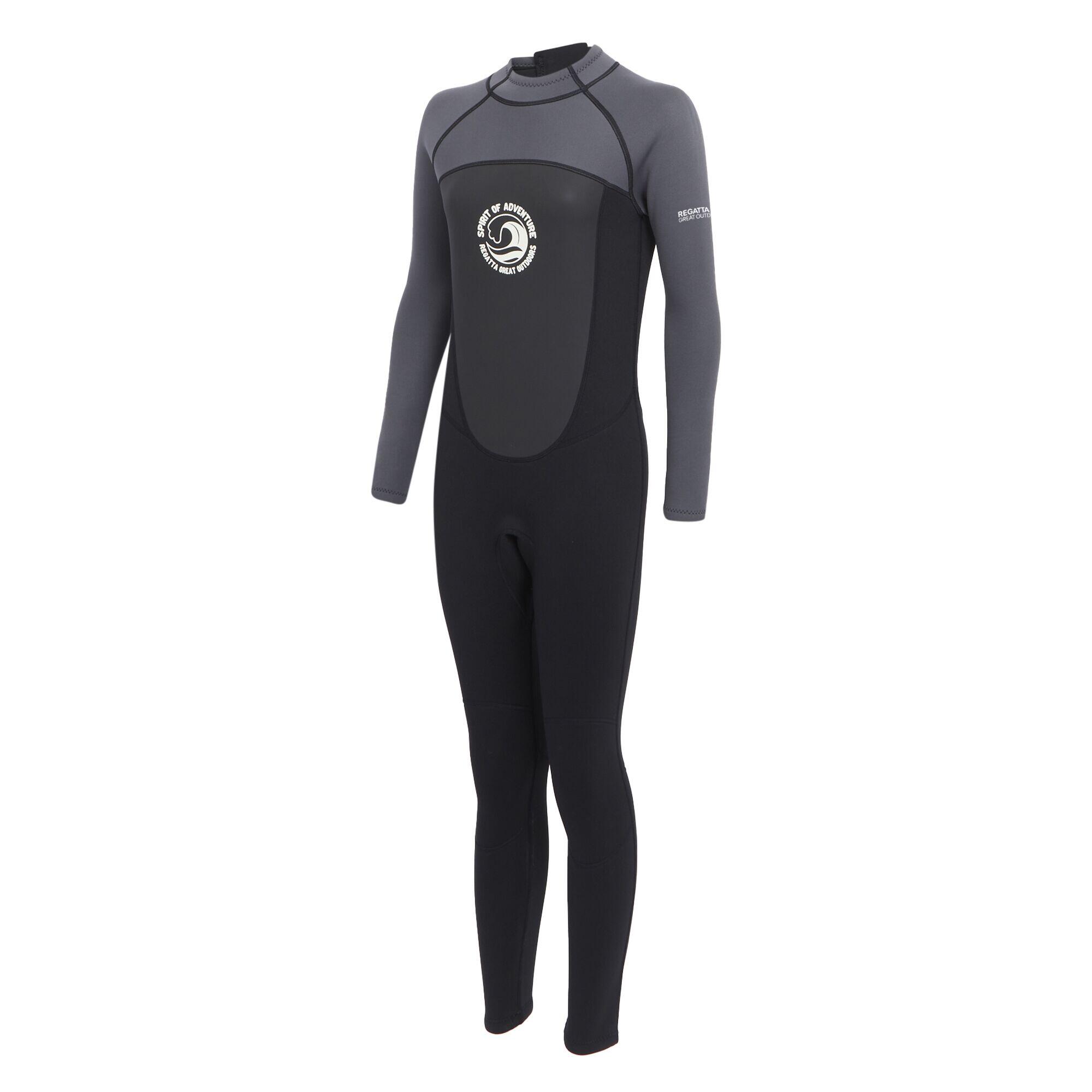 Muta Subacquea Donna Regatta Grigio Scuro Nero 4/5