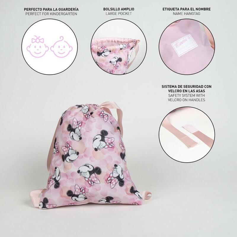 Sac à dos enfant Minnie Mouse Rose