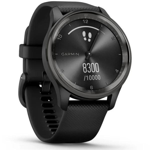 Ceas Activity Tracker Garmin vivomove Trend, WW, Silicone, Monitorizare Stres