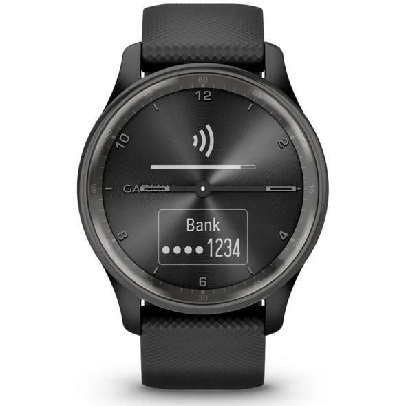 Ceas Activity Tracker Garmin vivomove Trend, WW, Silicone, Monitorizare Stres