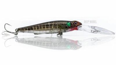 Hardbait - gutsy minnow 8cm - deep - 04 jelly prawn