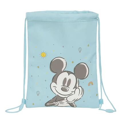 Bolsa Mochila con Cuerdas Mickey Mouse Baby Azul