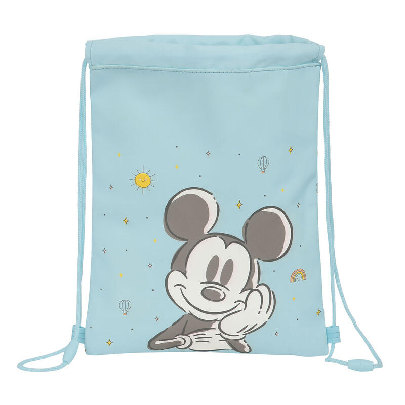 Bolsa Mochila con Cuerdas Mickey Mouse Baby Azul