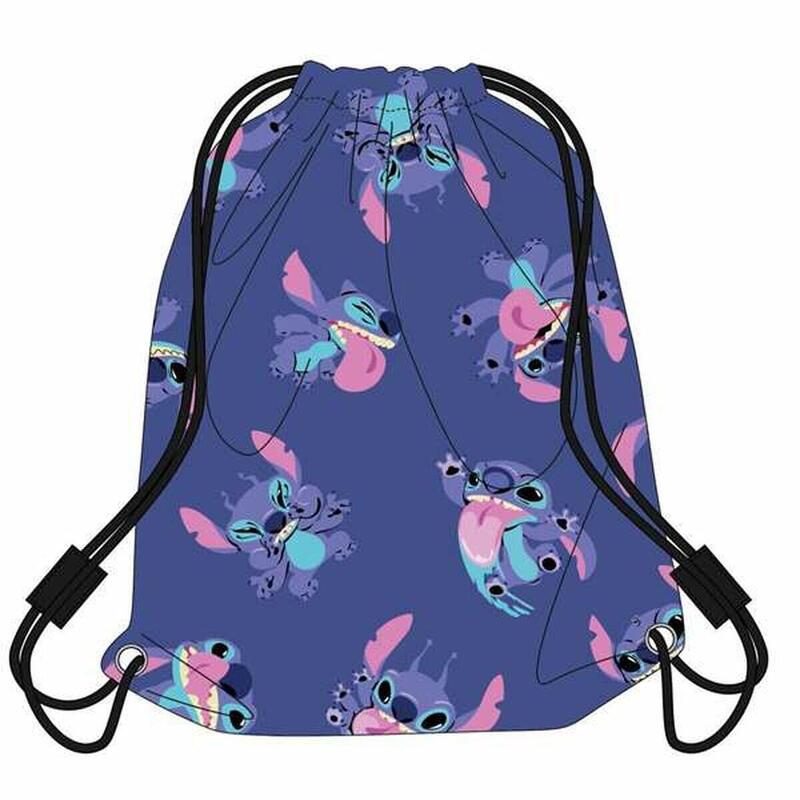 Mochila Escolar Stitch Morado