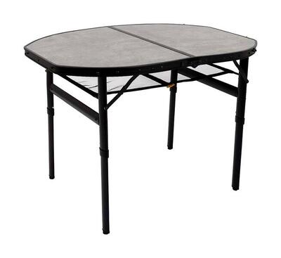 Bo-camp industrial collection tafel northgate ovaal koffermodel 100x70 cm