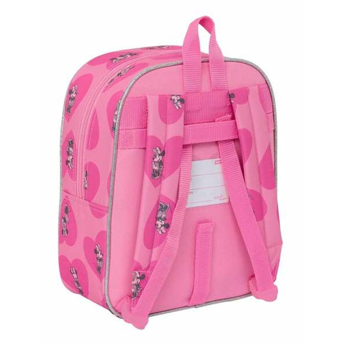 Cartable Minnie Mouse Loving Rose 3/3