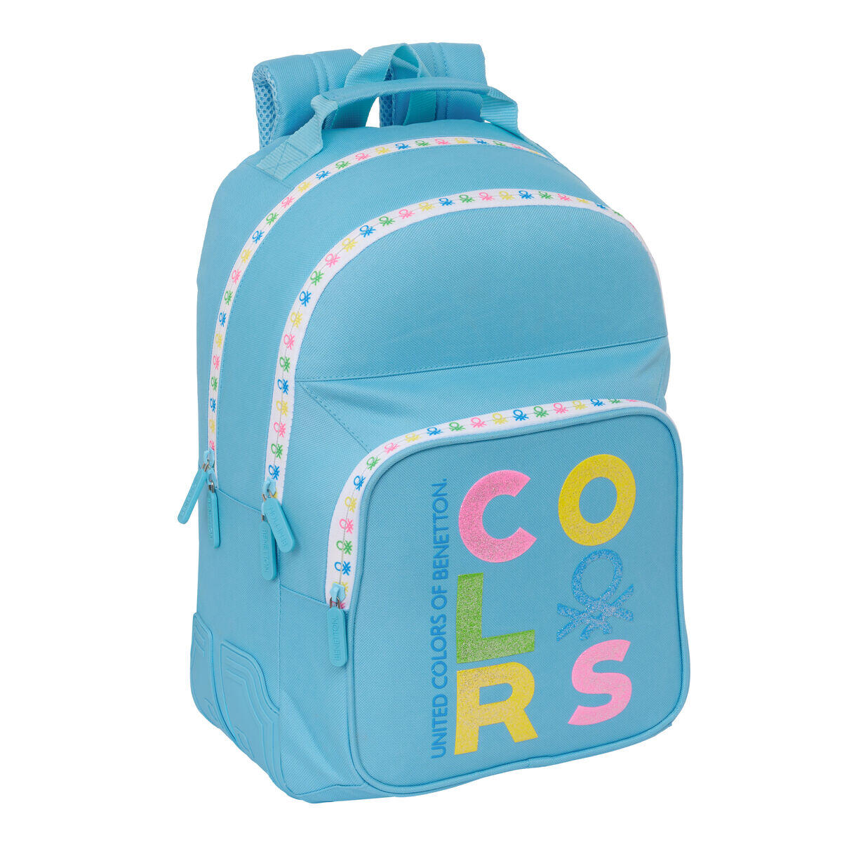 Mochila Escolar Benetton Spring Poliéster 600D 1/3