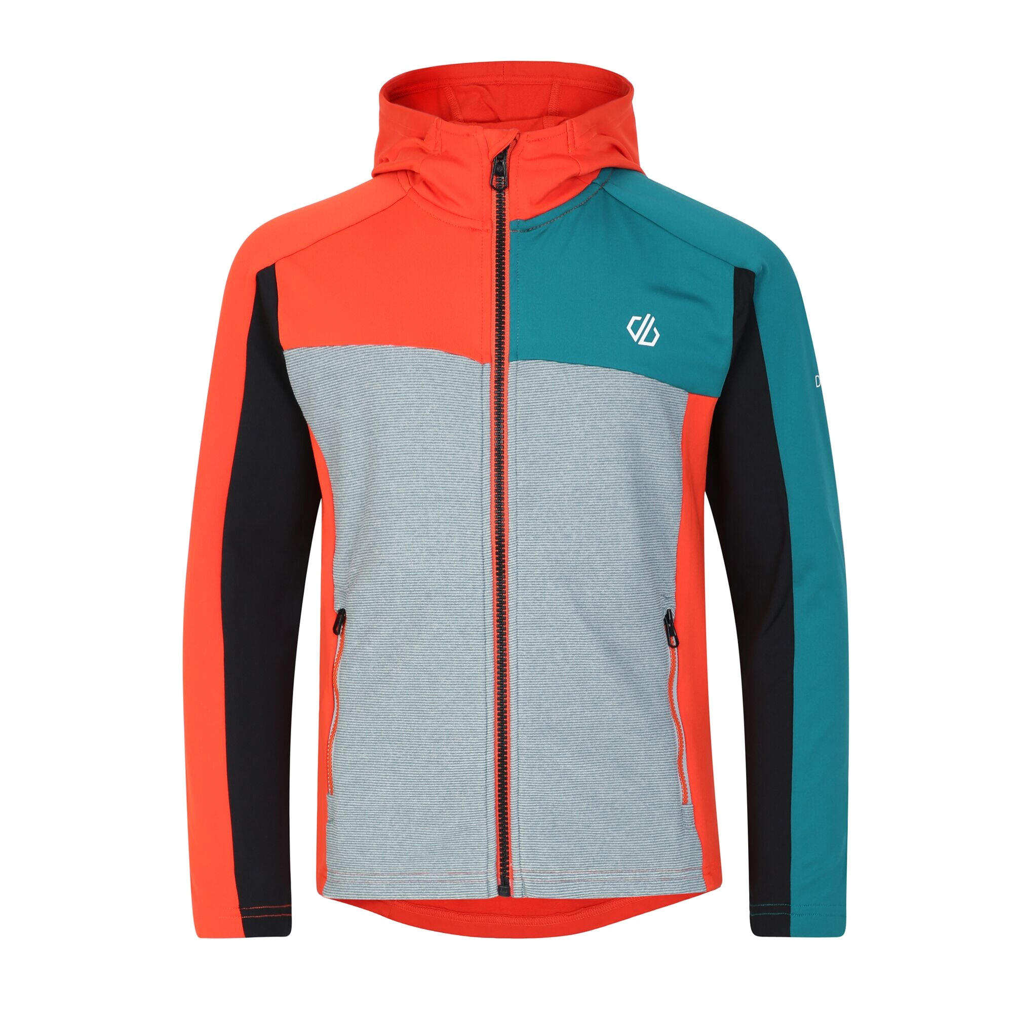 Midlayer Con Cappuccio Bambini Dare 2B Thriving Trail Blaze Arancione Fortuna 2/5