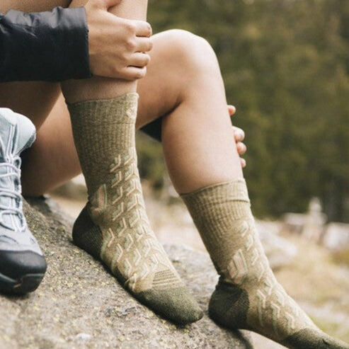 Chaussettes randonnée femme pour l'été. Lot x 2 paires - Trekking Cool Crew Lady