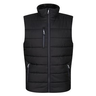 Thermische bodywarmer voor heren (zwart/klassiek rood)