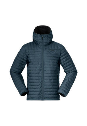 Daunenjacke Lava Light blau Kompression isolierend wärmend wasserabweisend