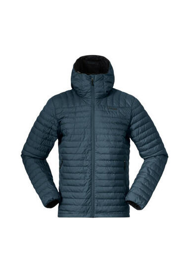 Daunenjacke Lava Light blau Kompression isolierend wärmend wasserabweisend