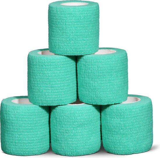 Gladiator Sports Ondertape (6 rollen) - Groen 2/6