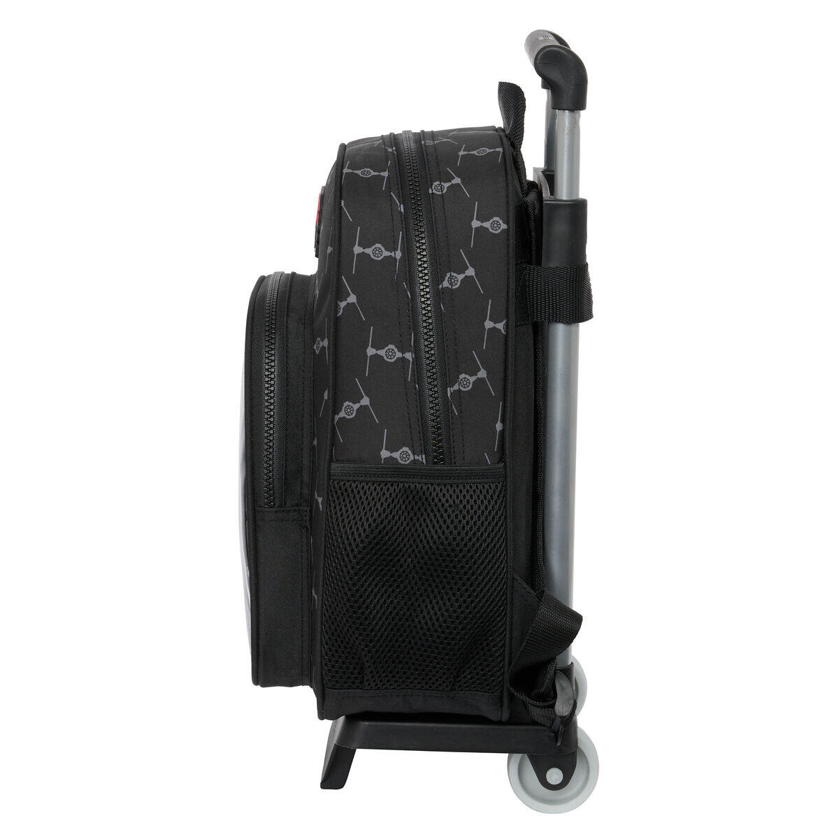 Mochila Escolar con Ruedas Star Wars The fighter Negro Decathlon