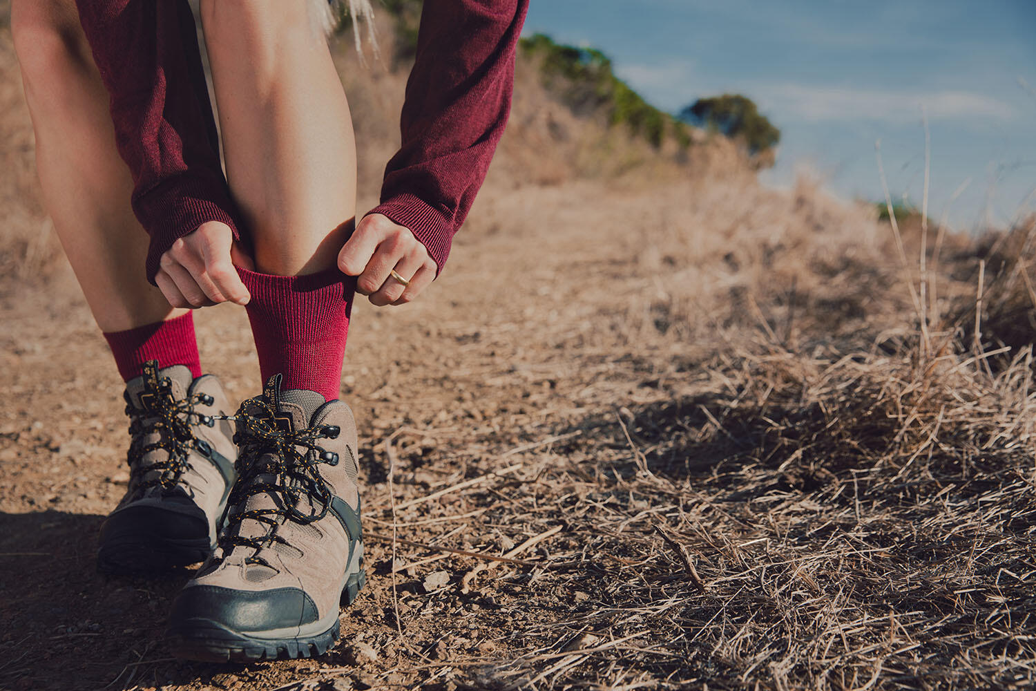 Wanderrsocken Outdoorsocken - Damen 3/4