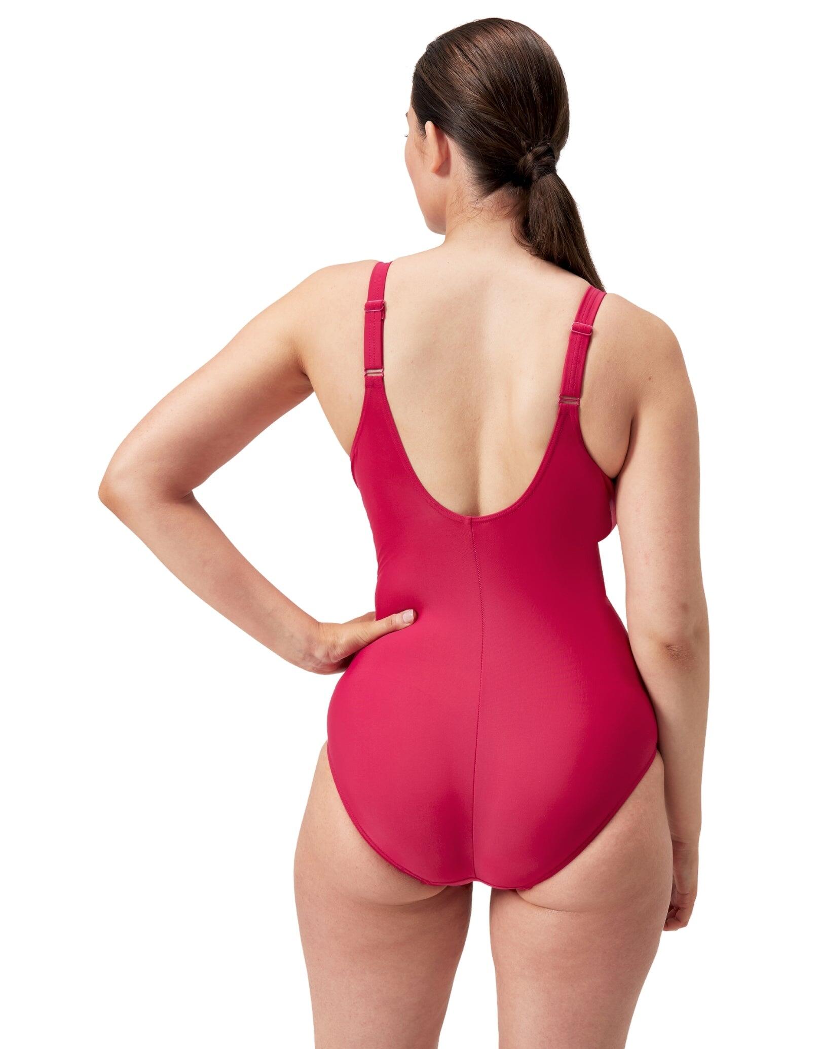 Dames Shaping Badpak Cross Knot Roze 2/7