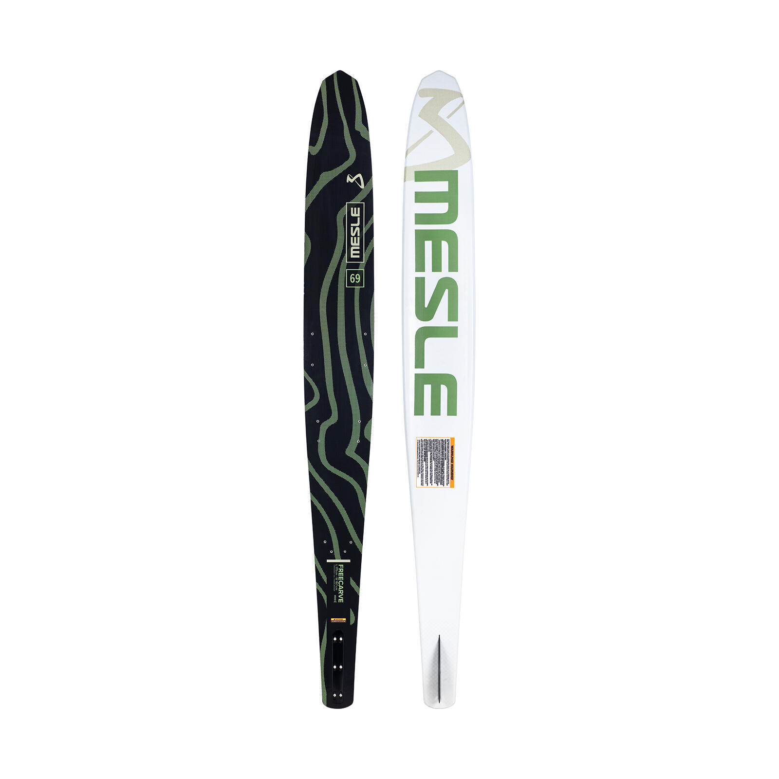 Monoski Freecarve 69'' Slalom Wasserski Erwachsene grün 1/7