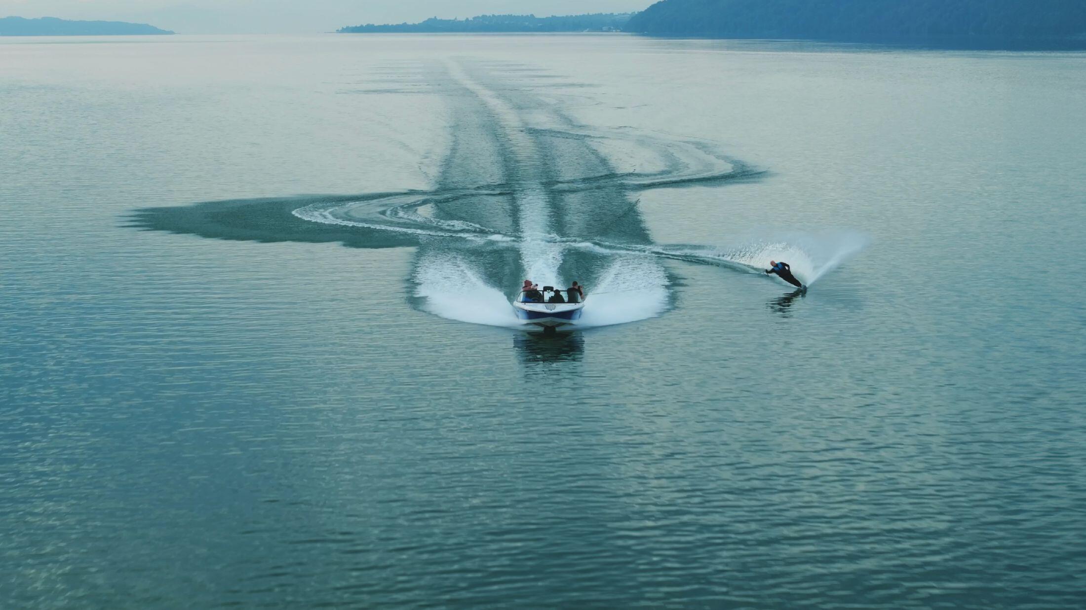Monoski Freecarve 69'' mit B6 Bindung Slalom Wasserski Erwachsene 5/6