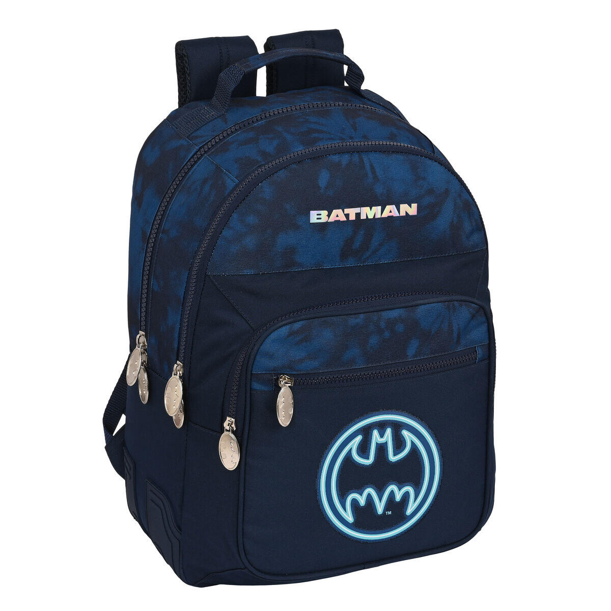 Mochila Escolar Batman Legendary Azul Marinho 1/3
