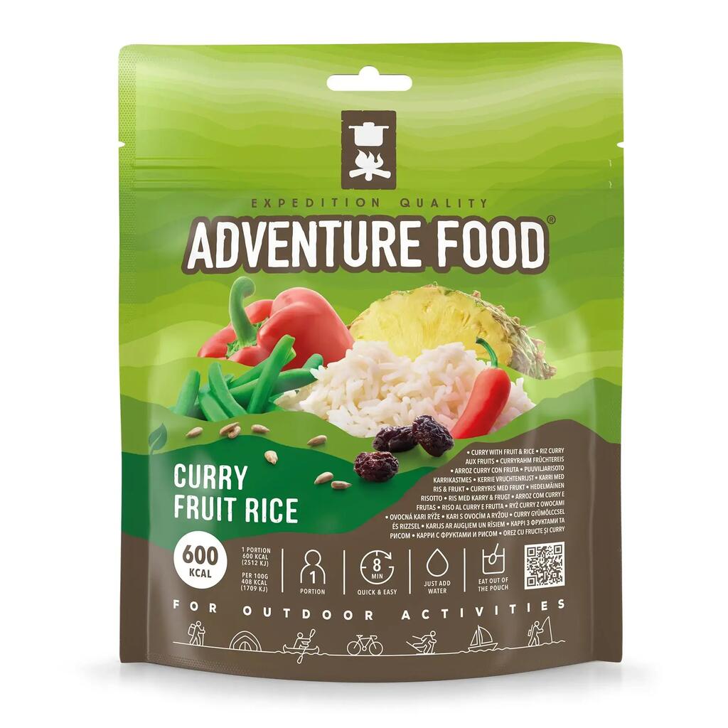 Adventure Food Curry Fruit Rice - Vegetarian Dehydrated Meal, 146 g