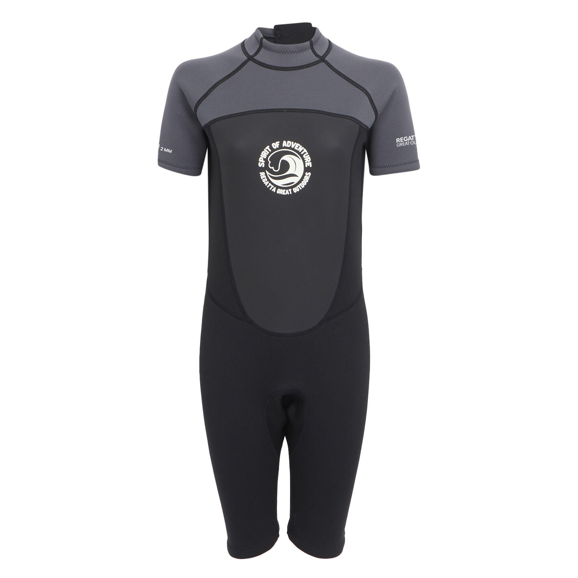 REGATTA Muta Subacquea Donna Regatta Shorty Grigio Scuro Nero