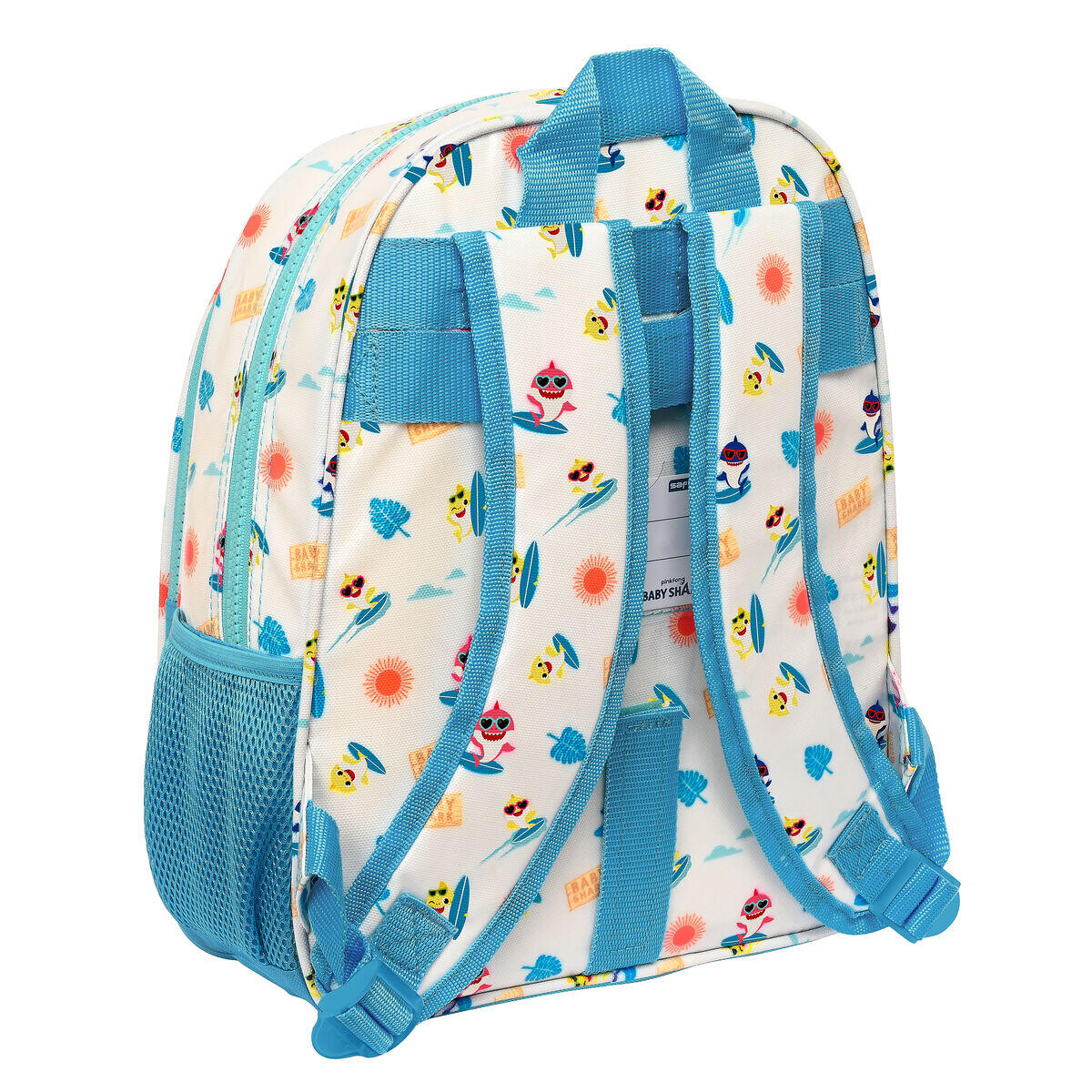 Cartable Baby Shark Surfing Bleu 3/3