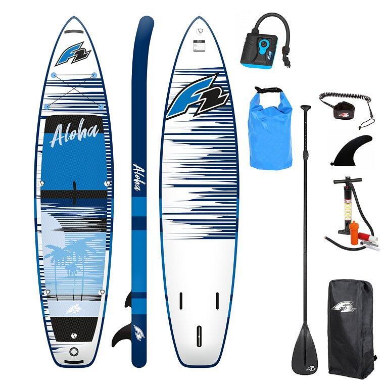 F2 Aloha 12'2” SUP opblaasbaar board Wit met blauwe opdruk 372 cm 6/6