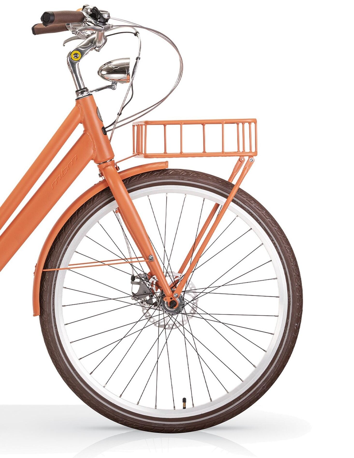 Elektrische stadsfiets LA RUE 2.0, perzikoranje 4/4