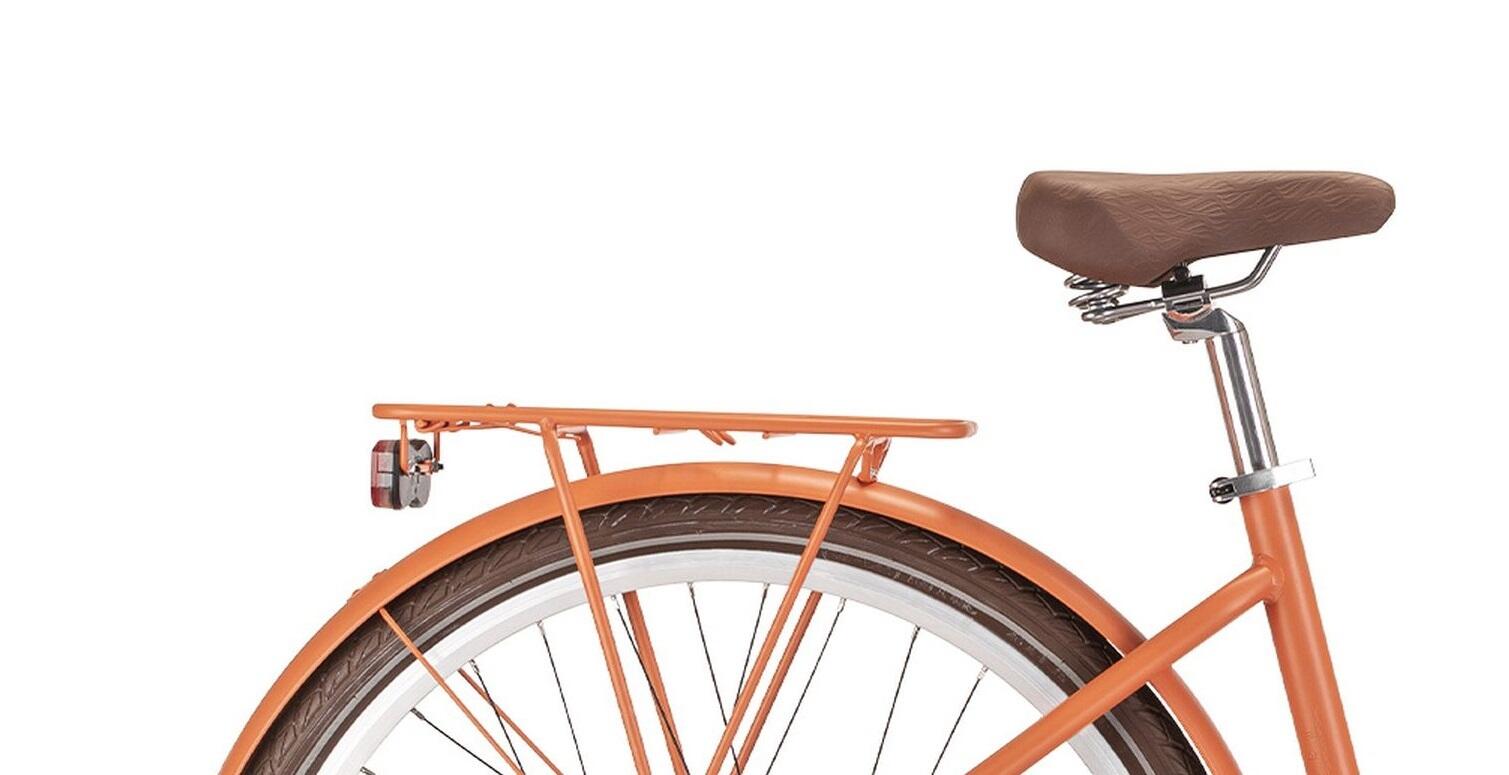 Elektrische stadsfiets LA RUE 2.0, perzikoranje 3/4