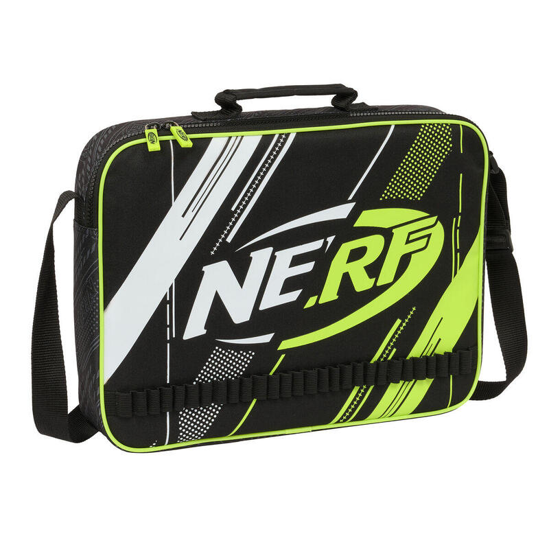 Cartera Escolar Nerf Get ready Negro