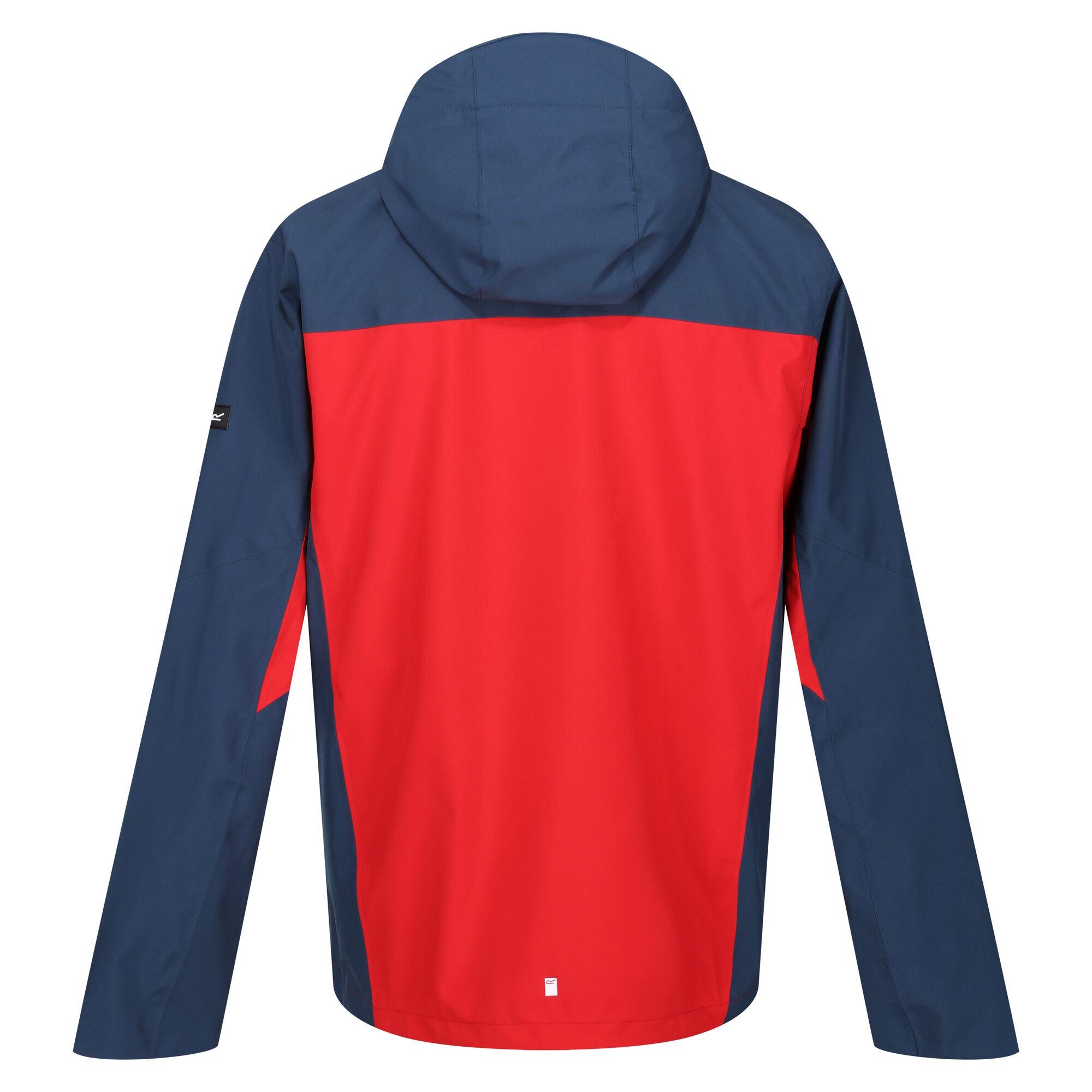 Veste À Capuche BIRCHDALE Homme (Rouge Danger / Denim Sombre) 3/5