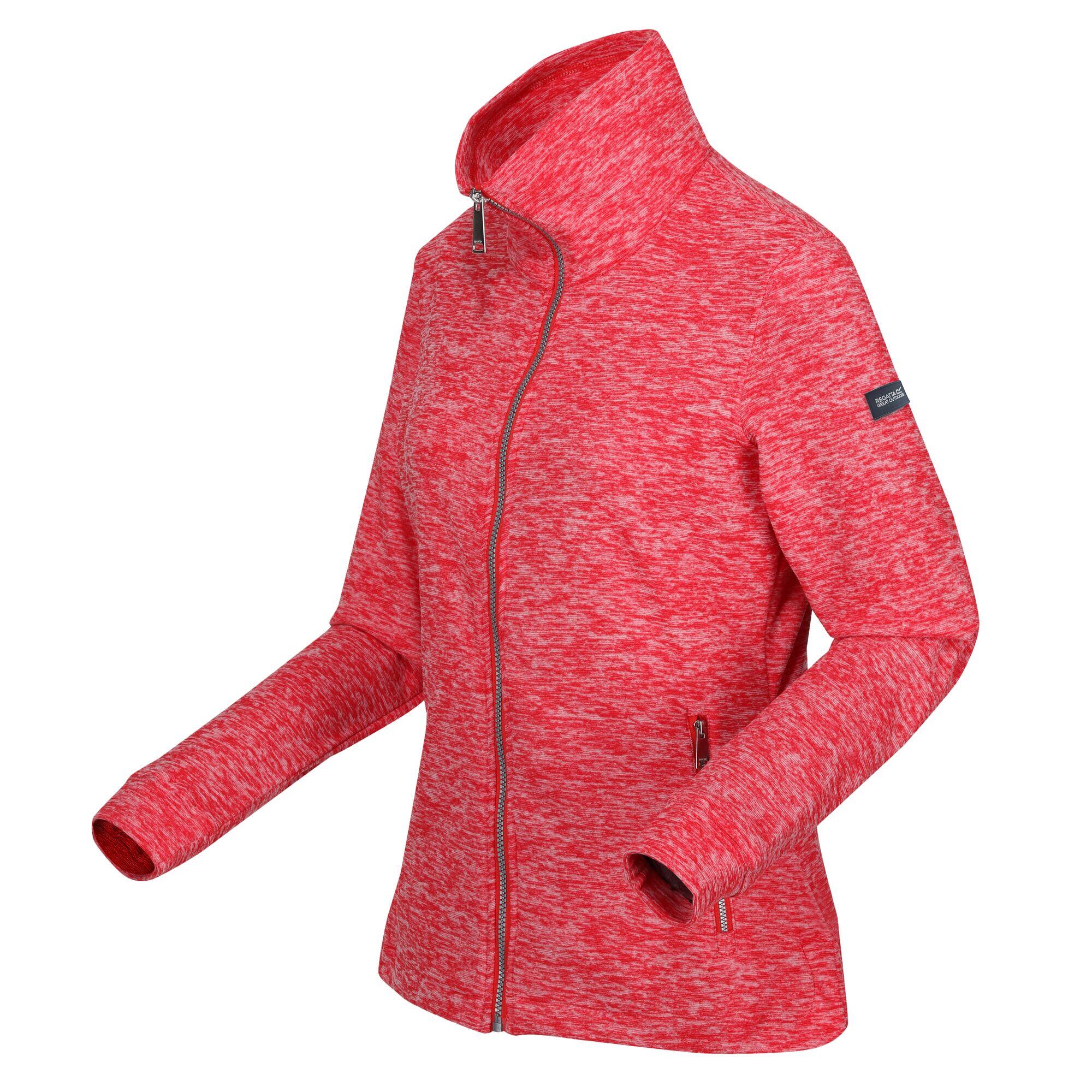 Giacca In Pile Cerniera Su Intera Lunghezza Donna Regatta Azaelia Rosso Alto 3/5