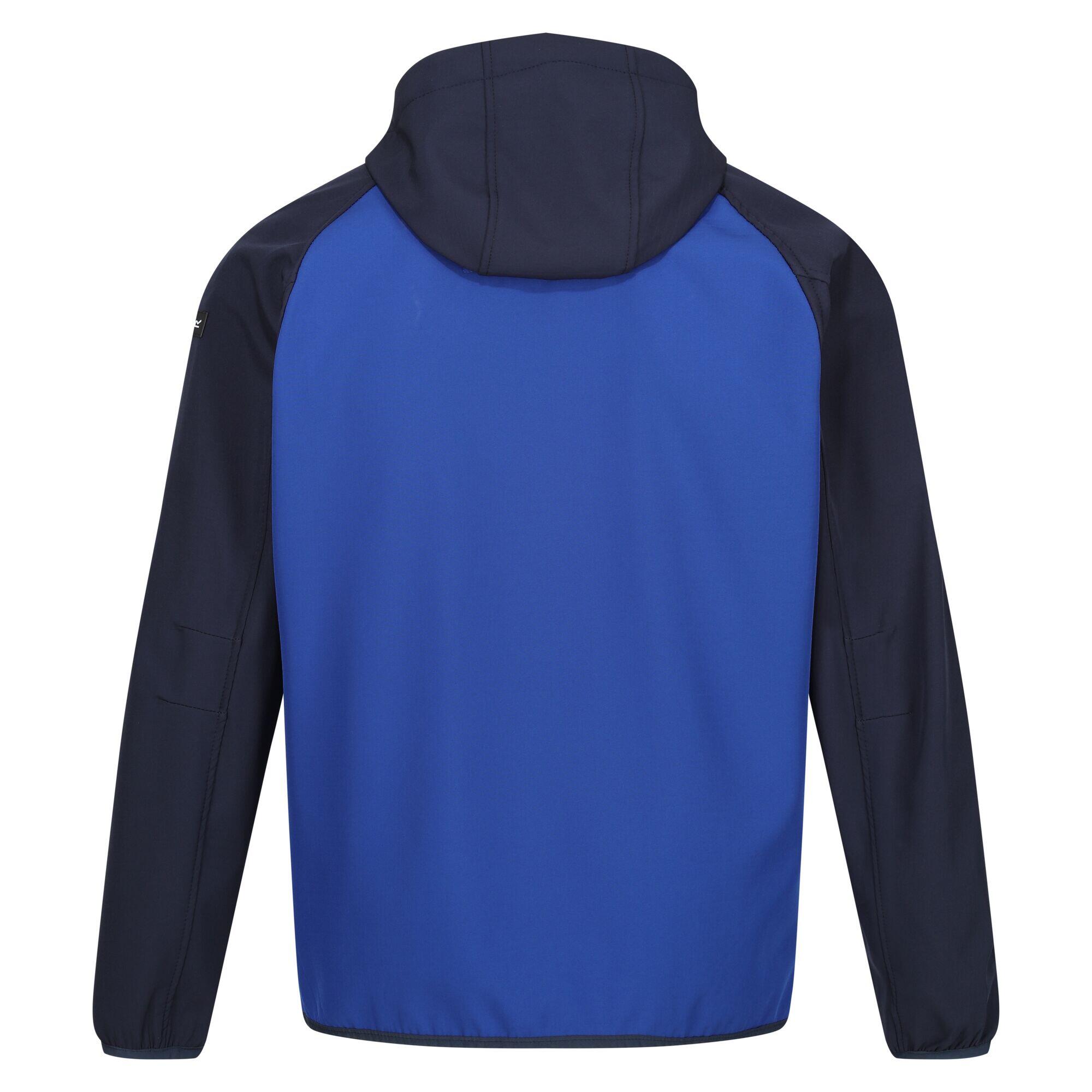 Men's AREC jacket (Royal blue / Navy blue / Khaki orange)