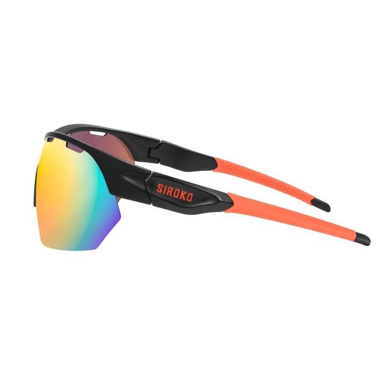 Herren und Damen Radsport Fahrradbrille K3s Barcelona SIROKO Silbergrau