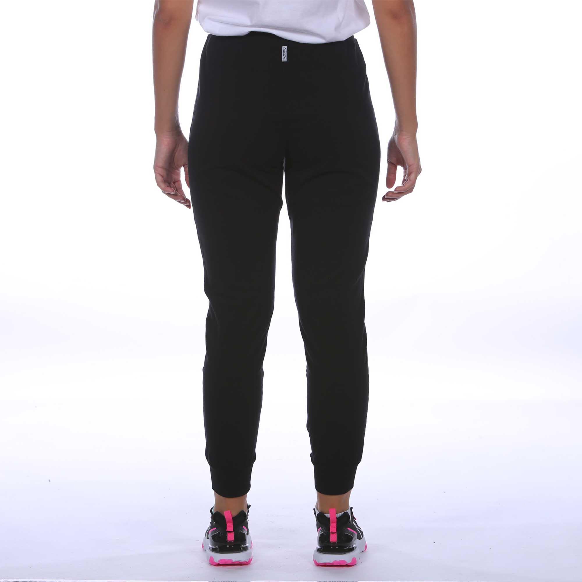 Pantalón Deha Jogger Negro Mujer 3/4