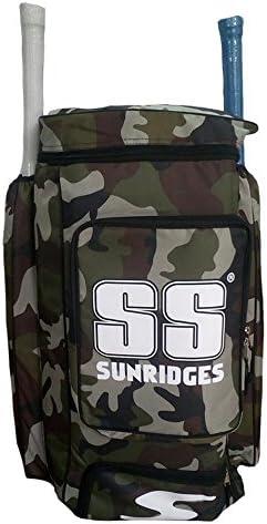 SS Camo Duffle Cricket-Ausrüstungstasche | Farbe: Grün | Wetterbeständig 2/5