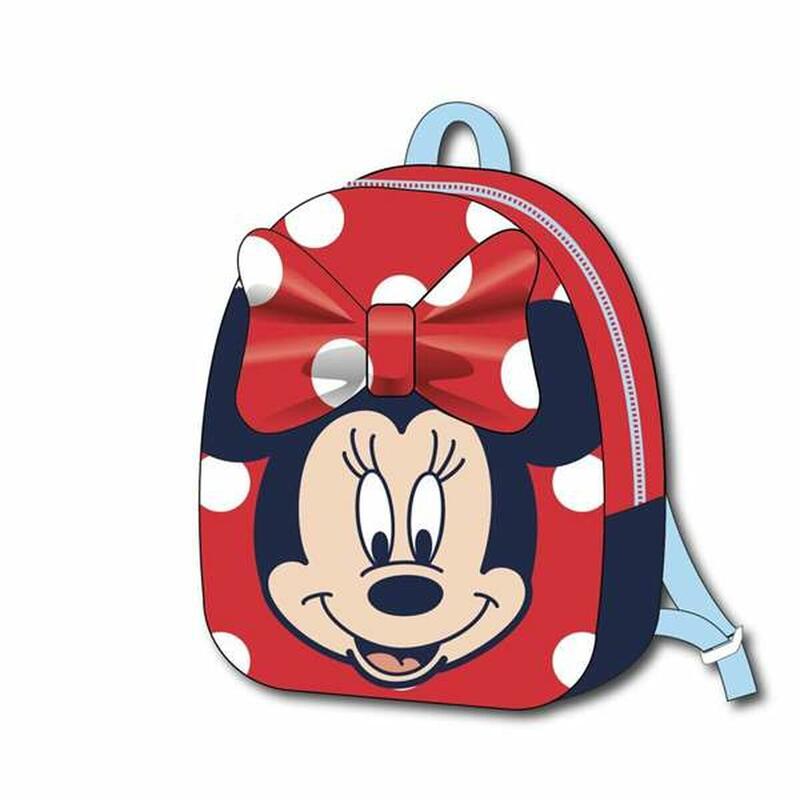 Mochila Escolar Minnie Mouse Rojo