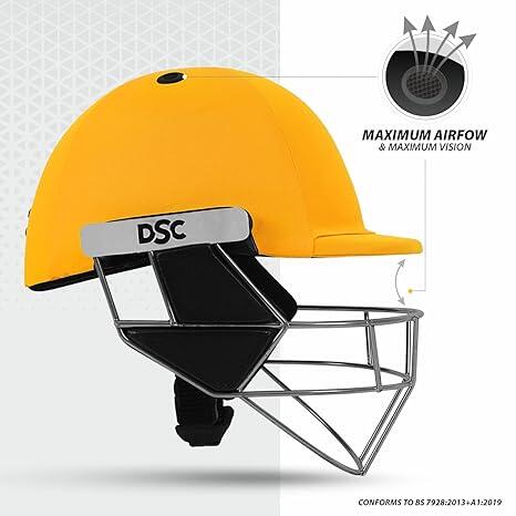 DSC SCUD Cricket-Helm | Gelb | Größe: Medium | Für Männer & Jungen 2/7