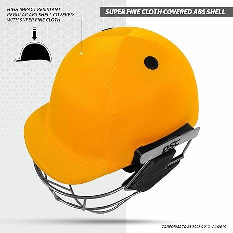 DSC SCUD Cricket-Helm | Gelb | Größe: Medium | Für Männer & Jungen 5/7