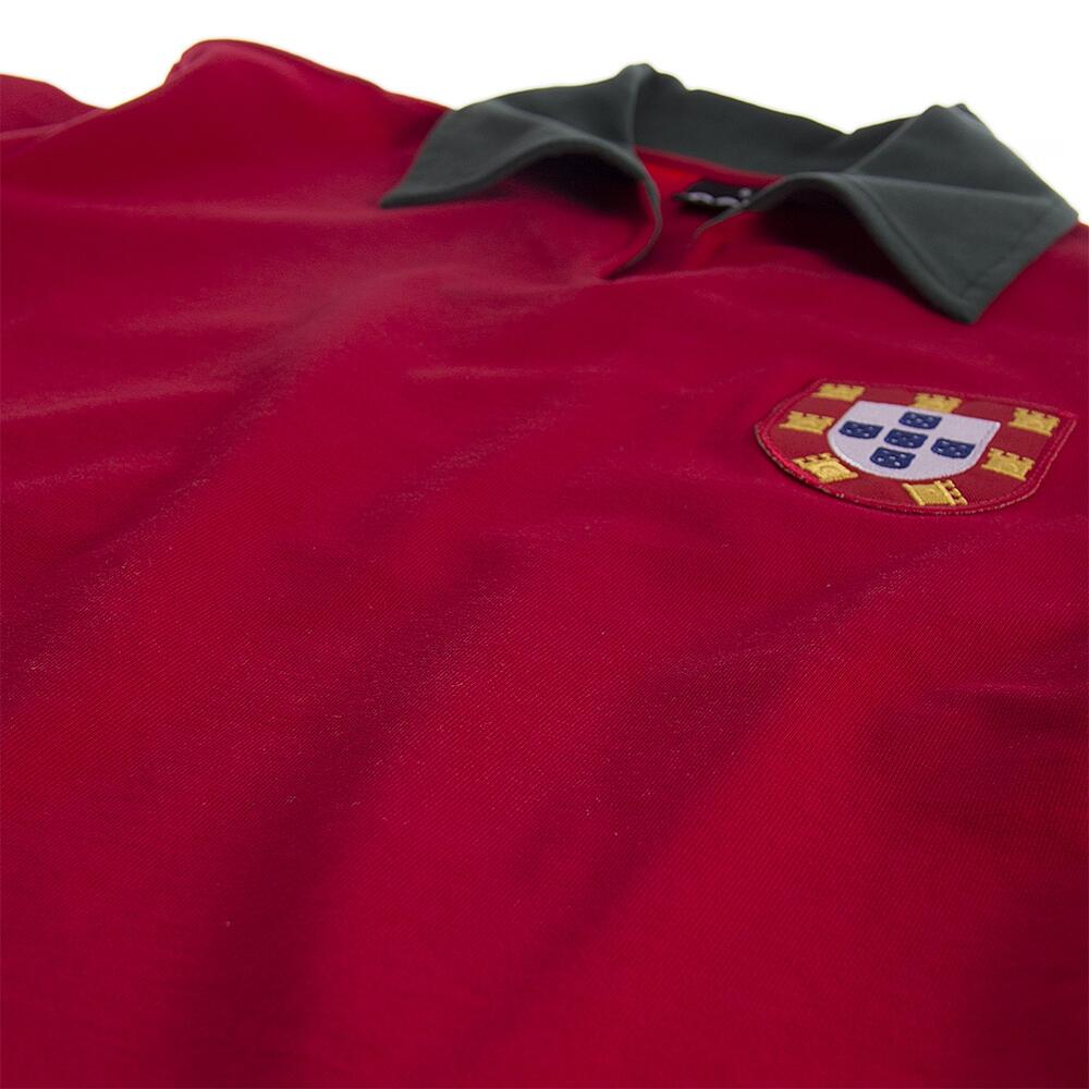 Camiseta de Fútbol - Hombre - Portugal 1972 - Retro - Manga Corta - Rojo 4/7