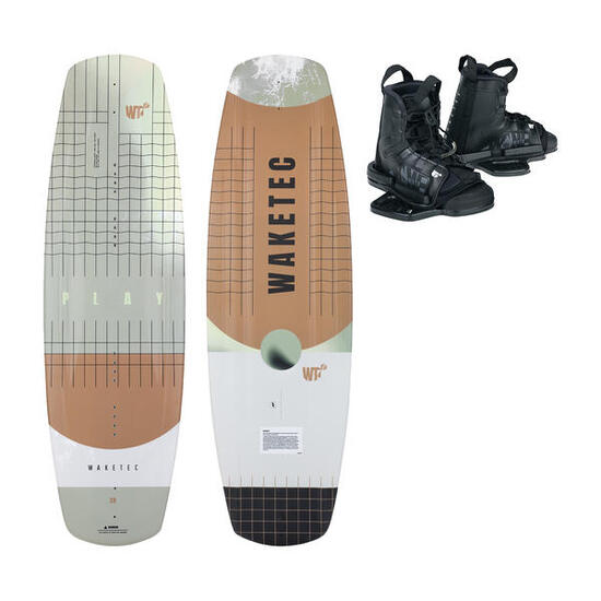 Wakeboard Set Play 139 cm mit Moto Bindung Boot & Seilbahn Erwachsene
