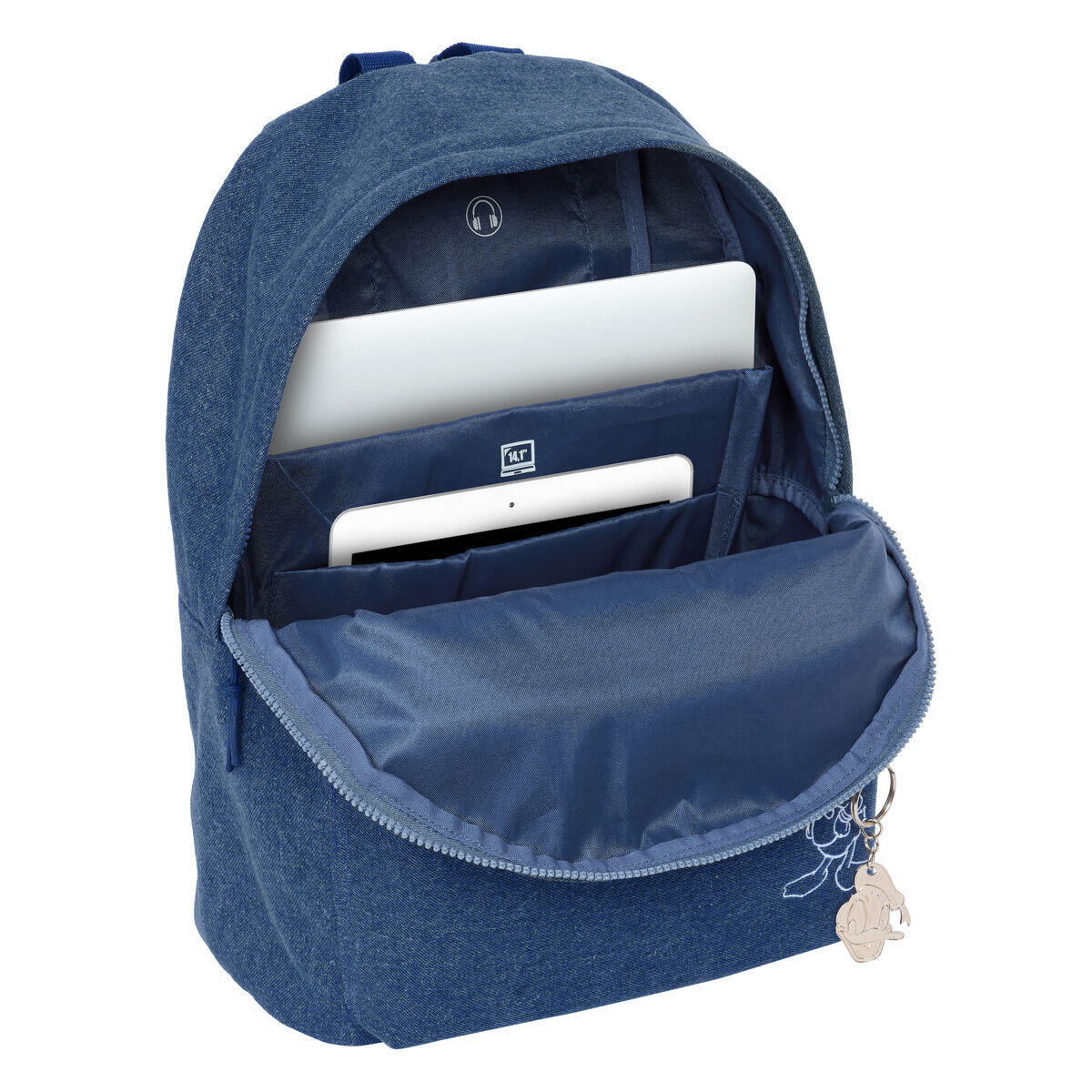 Zaino per Portatile Donald Denim Denim 2/4