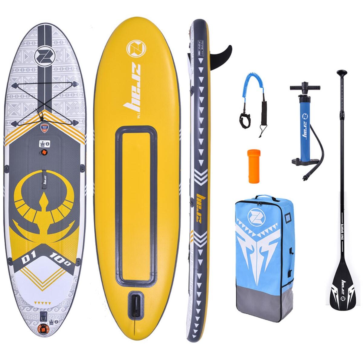 ZRAY Stand Up Paddle Aufblasbar ZRAY DUAL D1 Dropstitch DC 305x81x15cm 10'x32 "x6"