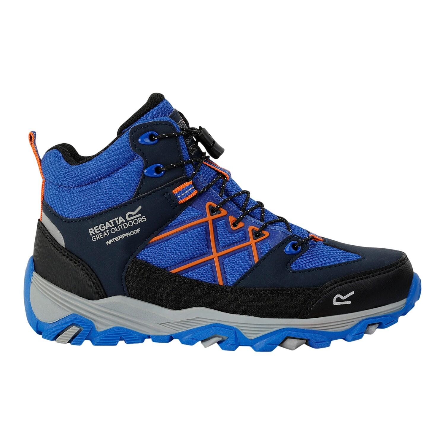 Scarponcini Da Passeggio Bambini Regatta Samaris III Blu Oxford Arancio 3/5