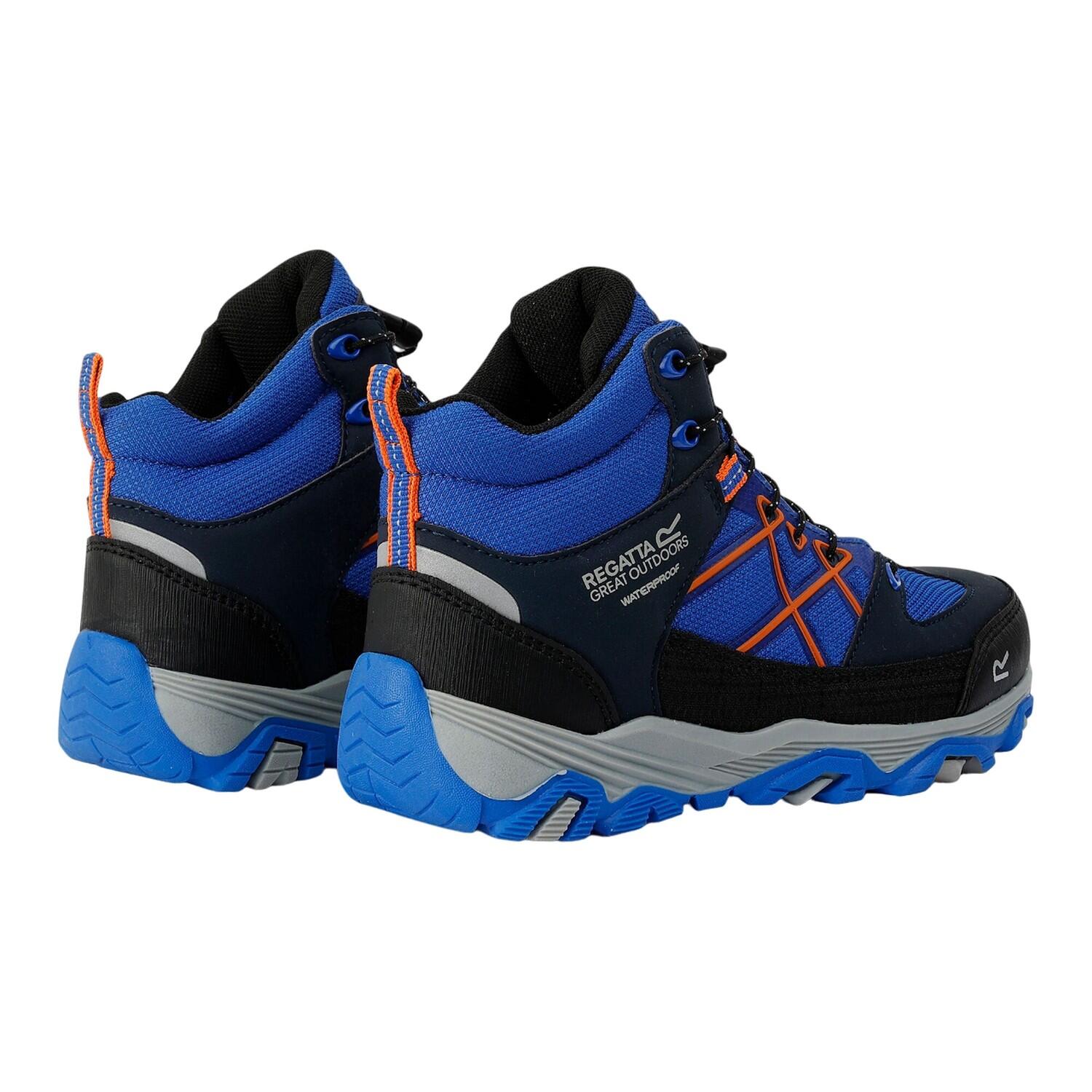Scarponcini Da Passeggio Bambini Regatta Samaris III Blu Oxford Arancio 2/5