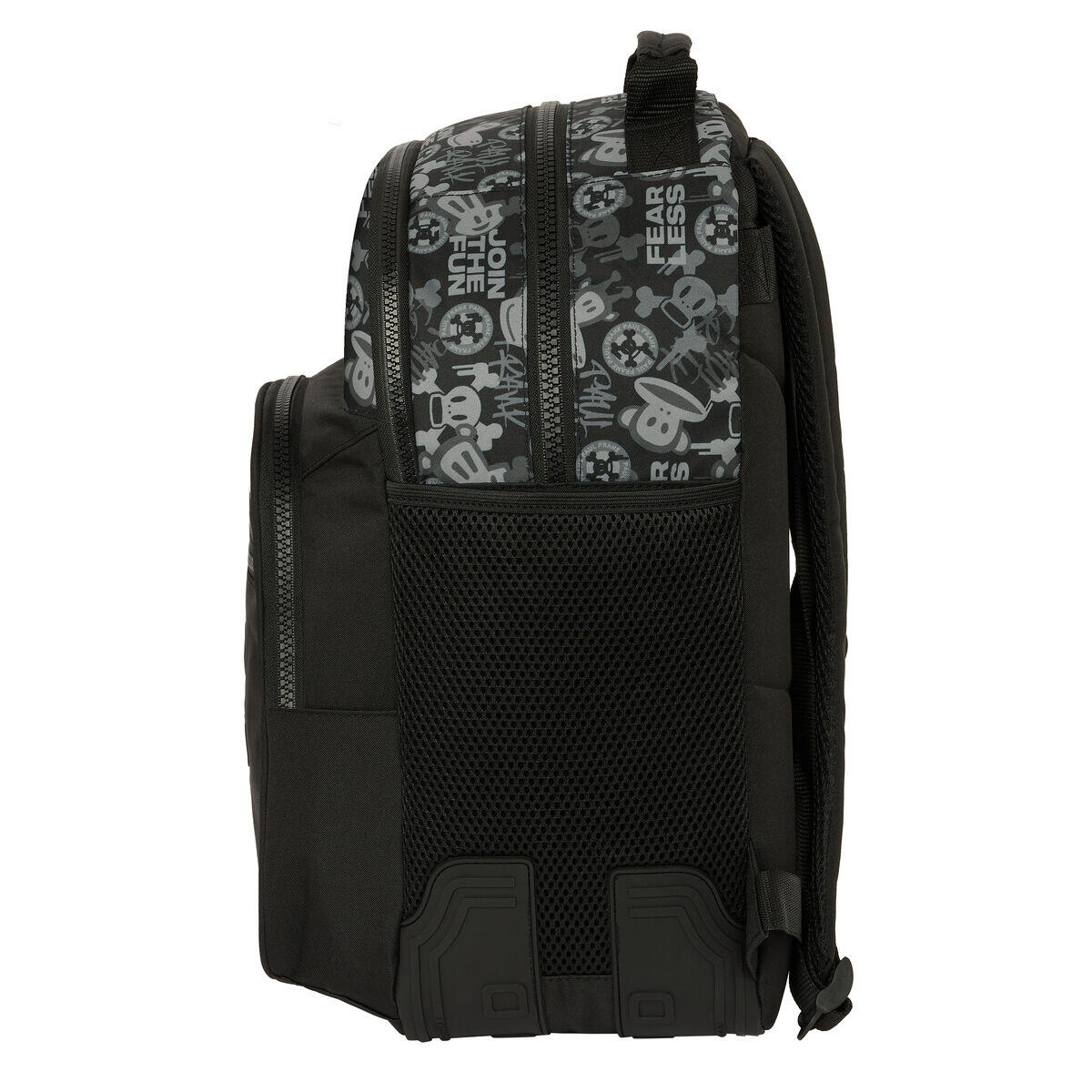 Mochila Escolar Paul Frank Join the fun Negro 3/3