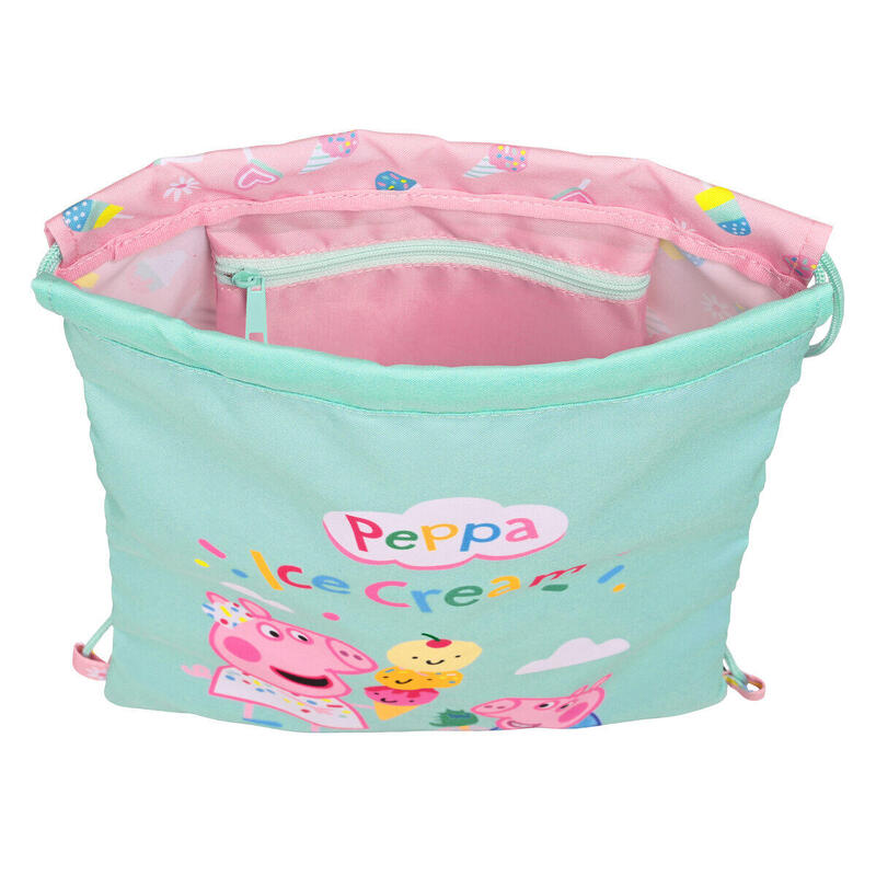 Bolsa Mochila con Cuerdas Peppa Pig Ice cream